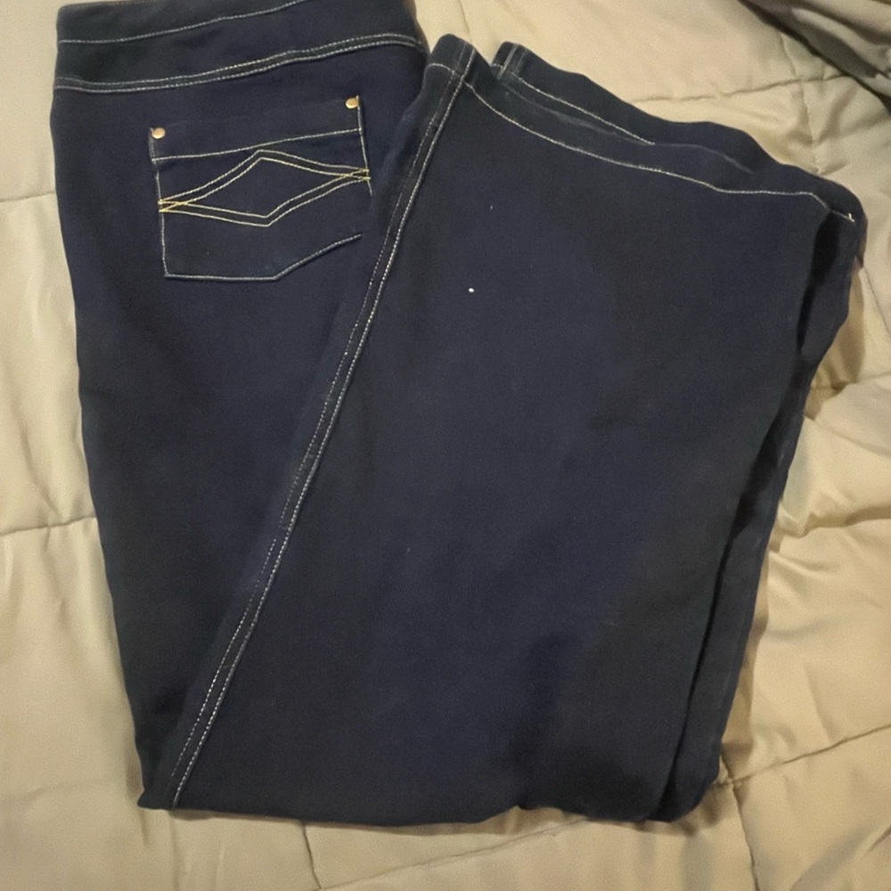 PajamaJeans Women's Black Jeggings (wide leg)